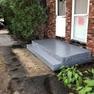 A Set of Granite Steps.